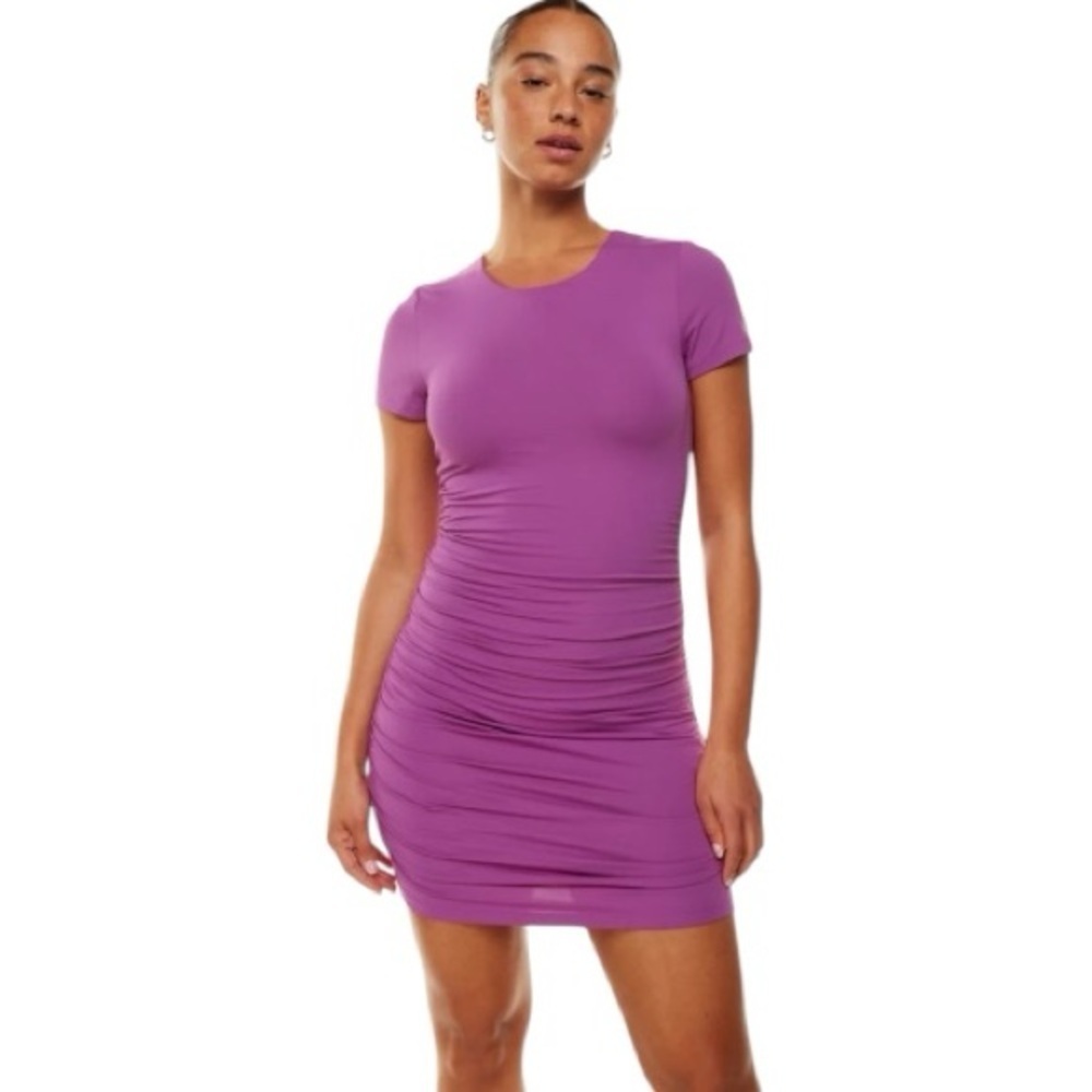 Aritzia Babaton Ruched Mini Dress - Picture 3 of 14